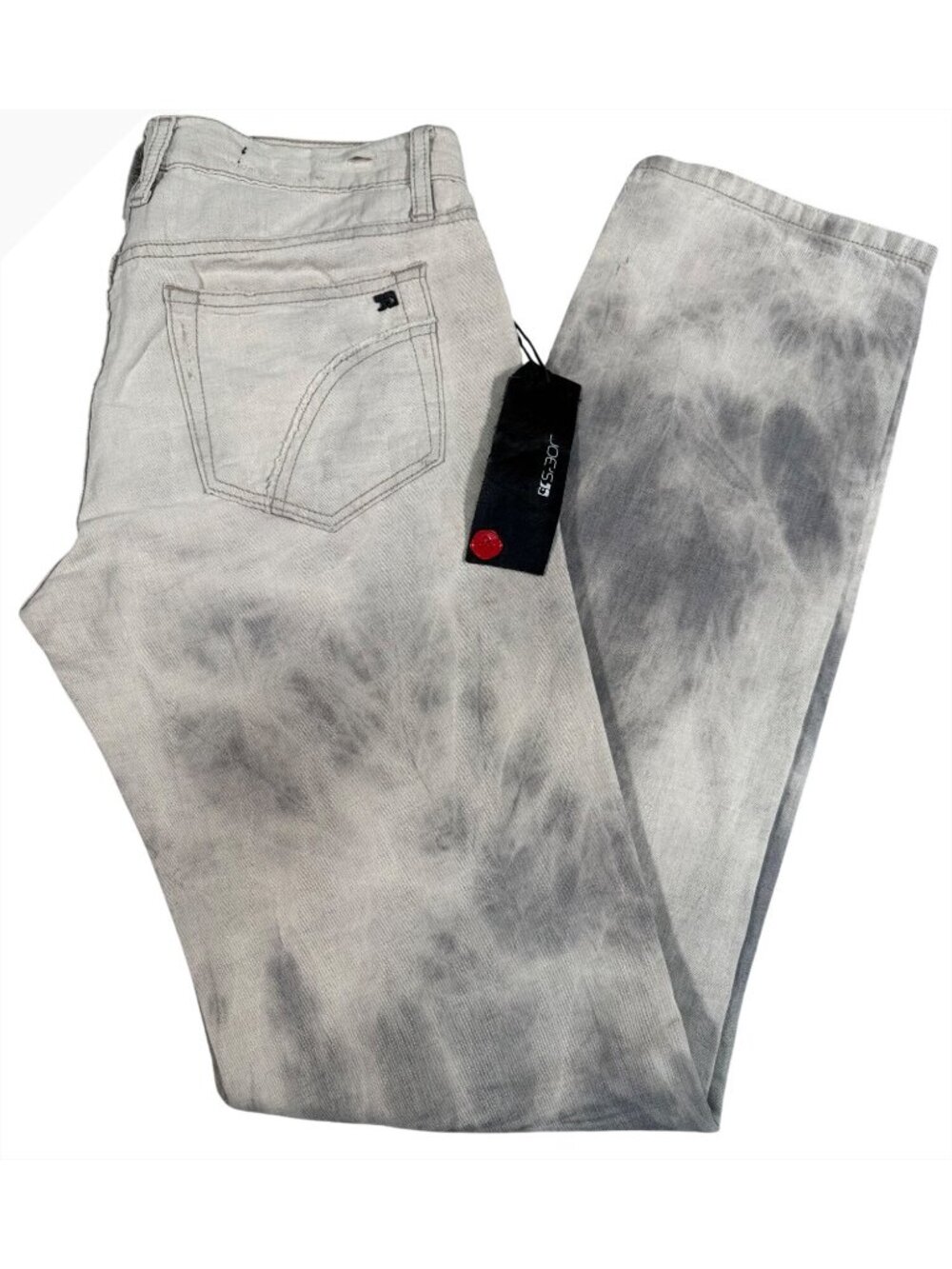 Joes Brixton Mens W30 Tie-Dye Linen Pants 90s Y2K Lightweight Beach Comfort